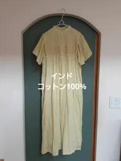 LE CERCLE par rope　ワンピース　インドコットン　ピンタック