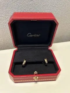 Cartier ゴールド イヤリング 専用ケース付き　トリニティ