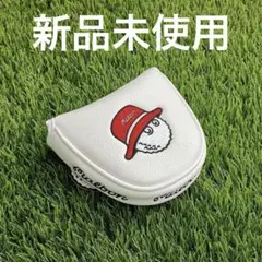 新品未使用　malbongolf マルボンゴルフ マレット型パターカバー 白