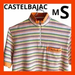 CASTELBAJAC カステルバジャック　ハーフジップシャツ M 鹿の子
