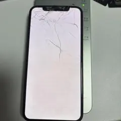 純正割れiPhone X フロントパネル