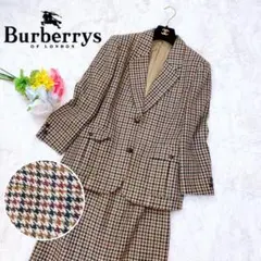 BURBERRYS バーバリーズ 千鳥格子 スカートセットアップ ツイード 総柄