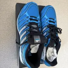 adidas Boost ランニングシューズ 青