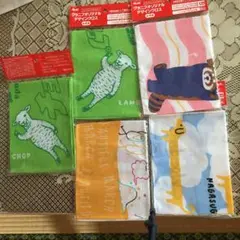 アサヒ飲料グラニフ　オリジナルデザインクロス全4種＋1枚セット