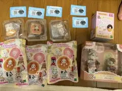 チョコケーキペアセット　ハスキー　キラキラくじ　シルバニア