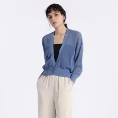 定価19800円 INED イネド メッシュニットカーディガン