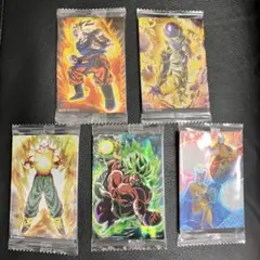 未開封ドラゴンボール　UNLIMITED DRAGONBALL ウエハース ５枚