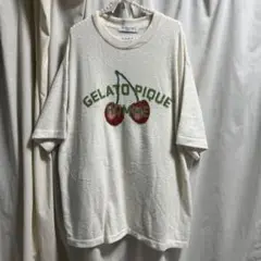 GELATO PIQUE HOMMEパイルロゴ刺繍Tシャツ&ハーフパンツ