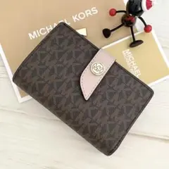 ★ 新品 MICHAEL KORS マイケルコース 折り財布 レッド
