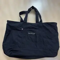 BAYFLOW キャンバス ビッグトートバッグ マザーズバッグ ブラック