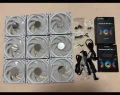 LIANLI UNI FAN SL-INF 120 RGB ９個
