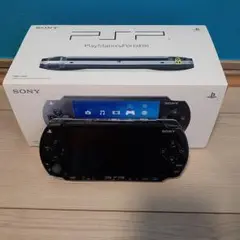 美品　SONY PSP-1000 ブラック 本体 箱付き　　ソフト３本付き