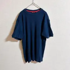 NKS 【Ｌ】コットンリブTシャツ ネイビー レディース