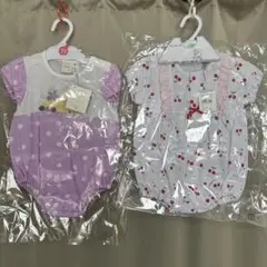 ★新品未開封★ベビー　女児　プレオール　60-70 2枚セット　ロンパース