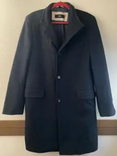 HUGO BOSS メンズチェスターコート(ネイビー)