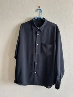 green label relaxing 黒 長袖シャツ