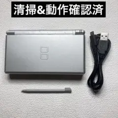 ik【清掃&動作確認済】Nintendo DS Lite グロスシルバー本体