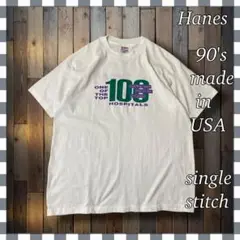 90'sUSA製ヘインズ ヴィンテージ シングルステッチ Tシャツ XL