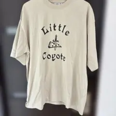 ニコアンド　Little Coyote Tシャツ Lサイズ ベージュ