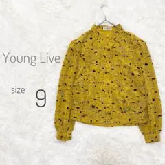Young Live　ショート丈お洒落柄シャツ　ap1418