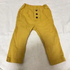 RAGMART ラグマート イエローマスタード ボタン付きパンツ　80cm