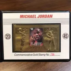 マイケル・ジョーダン　23K（金箔）　切手小型シート 美品  NBA 激レア 2025年最新】マイケル ジョーダン 切手の人気アイテム - メルカリ