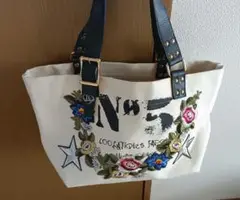 COOLA キャンバストートバッグ　ワッペン　刺繍♪