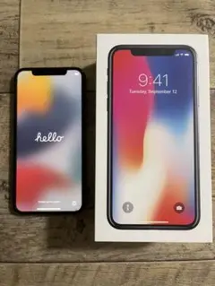 iPhone X Space Gray 256 GB SIMフリー アイフォーン