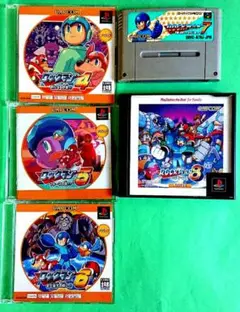 ロックマンシリーズ 4 5 6 7 8 の５本セット