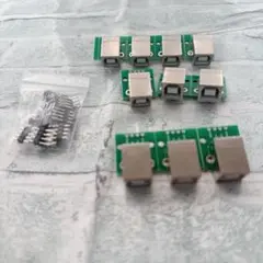 USBタイプBメスコネクタ DIPアダプタ ブレークアウトモジュール　10個