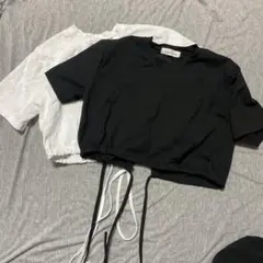 freckle seoul クロップド丈 Tシャツ 2色セット