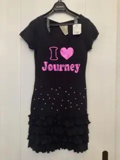 I love Journey フリル付きワンピース