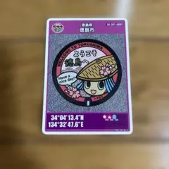 徳島市 マンホールカード001