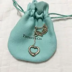 Tiffany オープンハートネックレス 16mm