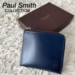 【新品未使用】ポールスミスコレクション L字ジップ財布 ネイビー