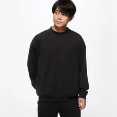 新品未開封　シックスパッド リカバリーウェア クルーネック ブラック LL