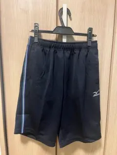 【新品タグ付き】Mizuno ウォームアップハーフパンツ Oサイズ　ネイビー