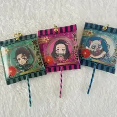 【鬼滅の刃】 キャンディ キーチェーン 3点セット