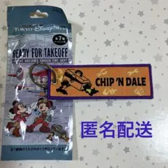 東京ディズニーシー　ドリームステイクフライト　フライトタグ　チップ&デール