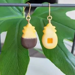 パイナップルクッキー　ピアス