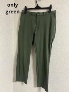 only green☆コットン混ジャージーパンツ