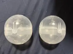 透明プラスチックカプセル 2個セット