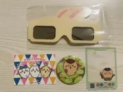 ちいかわパーク　クリアカード　缶バッジ　入場特典　くりまんじゅう