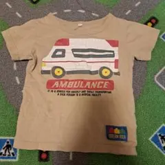 DREAM IDEA 救急車 Tシャツ 100cm