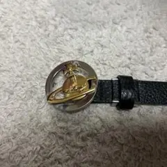 Vivienne Westwood ブラックレザーベルト