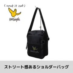 What it isNt マークゴンザレス ショルダーバッグ ブラック×ホワイト
