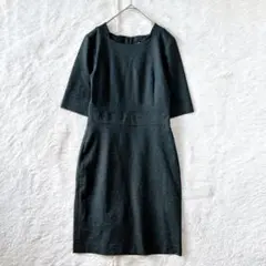 ノラガードナー　七分袖ワンピース　セレモニー　上品綺麗め　オケージョン　オフィス