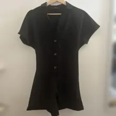 ロンパース　ブラック　s