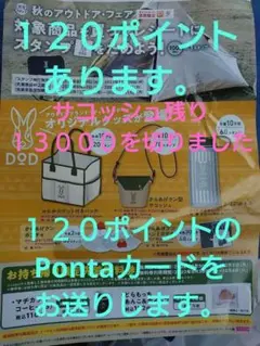 LAWSON DoD たまるよスタンプ 120ポイント Pontaカード