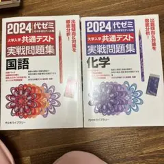 2冊セット2024大学入学共通テスト 実戦問題集 国語　化学